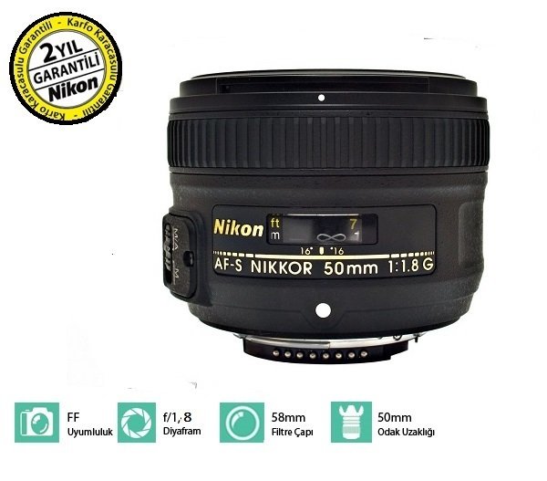 NIKON 50MM F1.8 G LENS