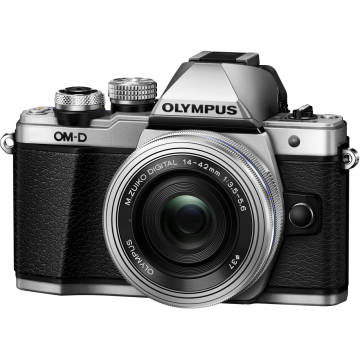 OLYMPUS E-M10 MARK II 14-42 EZ LENS KİT GÜMÜŞ( SİLVER) KİT  FOTO MAKİNA