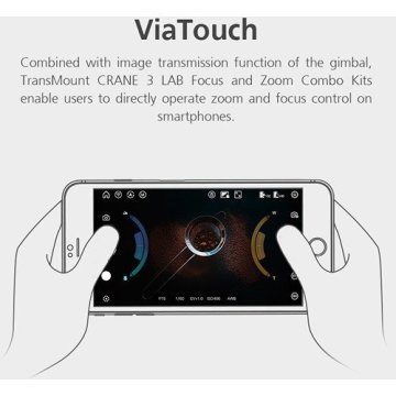 ZHIYUN TRANSMOUNT MAX SERVO ZOOM /FOCUS CONTROLLER  (CRANE 3 LAB VE WEEBILL LAB İÇİN)