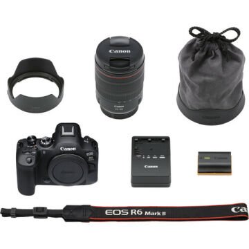 CANON  R6 MARK II + 24-105MM F:4 IS USM LENS KIT DIGITAL CAMERA
