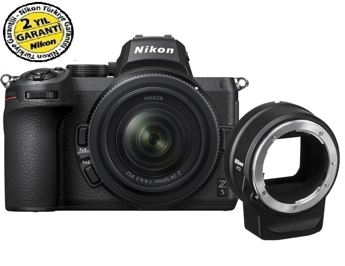 NIKON Z5+24-50MM F:4-6.3 LENS+FTZ ADAPTER