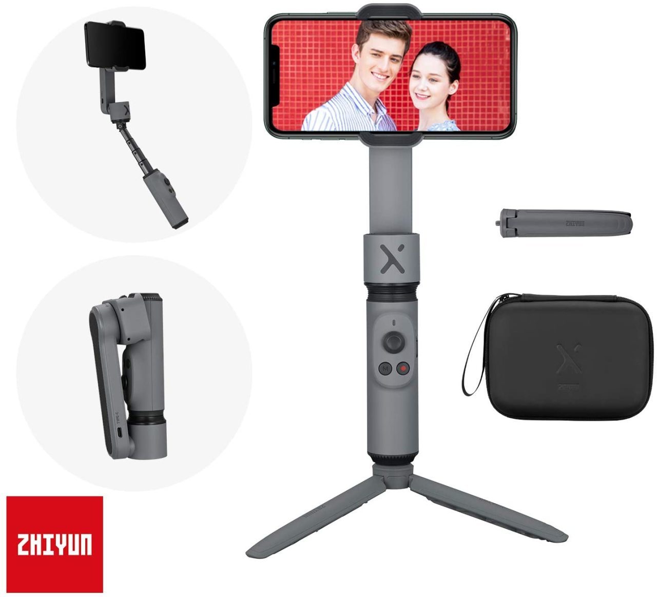 ZHIYUN SMOOTH X COMBO TELEFON STABLIZERİ GREY(GRİ)