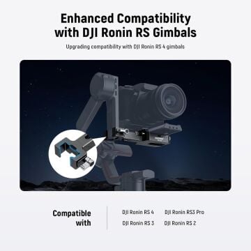NEEWER CA108 DJI Ronin RS2 / RS3 / RS4 için Dikey  Hızlı Değiştirme Plakası