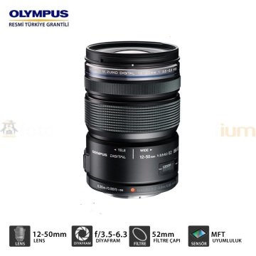 OLYMPUS 12-50 F:3,5-5,6 LENS SİYAH(BLACK)