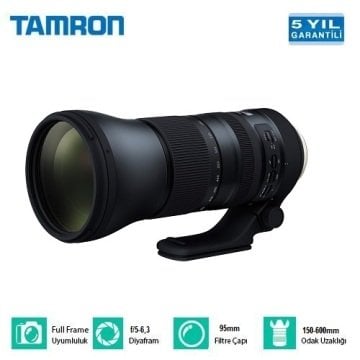 TAMRON 150-600 G2  F: 5-6,3 Di VC USD 2Cİ VERSİYON CANON MOUNT  LENS