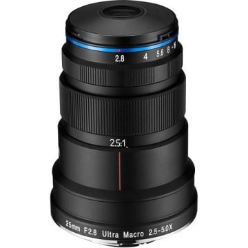 LAOWA 25MM F/2.8   1:2.5-5X ZOOMLU  MACRO LENS SONY E MOUNT  UYUMLU