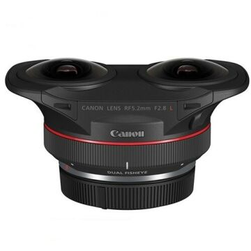 CANON RF 5.2MM  F:2.8L DUAL FISH EYE 3D VR LENS