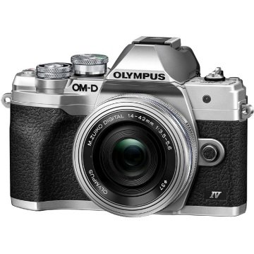 OLYMPUS  E-M10 MARK IV 14-42MM EZ LENSLİ KİT t (SILVER)