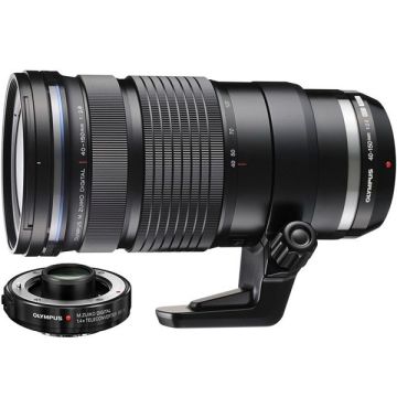 OLYMPUS 40-150MM  F:2,8 PRO LENS  + 1,4X PRO MC14  TELEKONVERTERLİ KİT  LENS