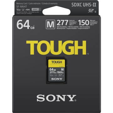 SONY  64GB SF-M TOUGH SERI UHS-II SDXC MEMORY CARD