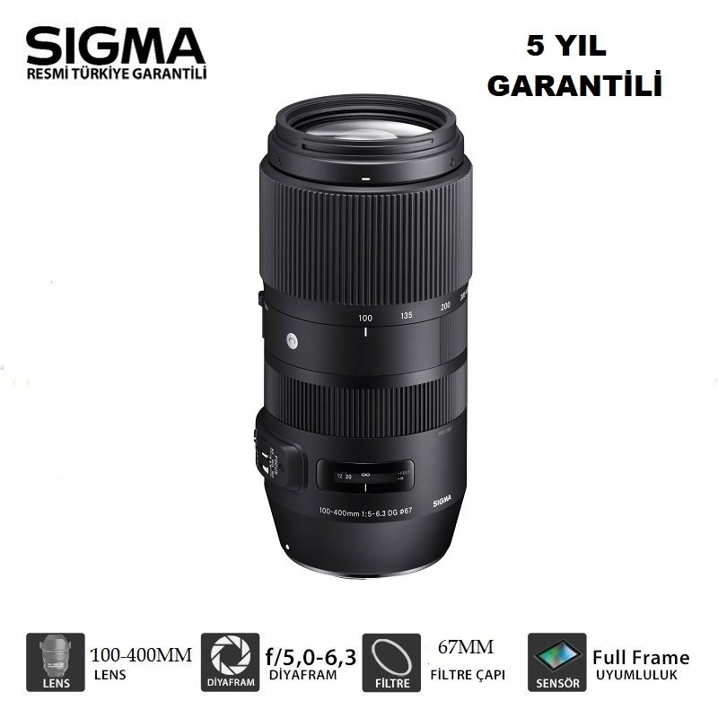SIGMA 100-400MM F:5-6,3 DG OS HSM C SERİ NIKON  MOUNT LENS
