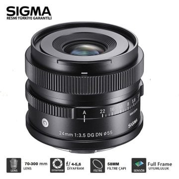 SIGMA 24MM F:3.5 DG DN L MOUNT LENS