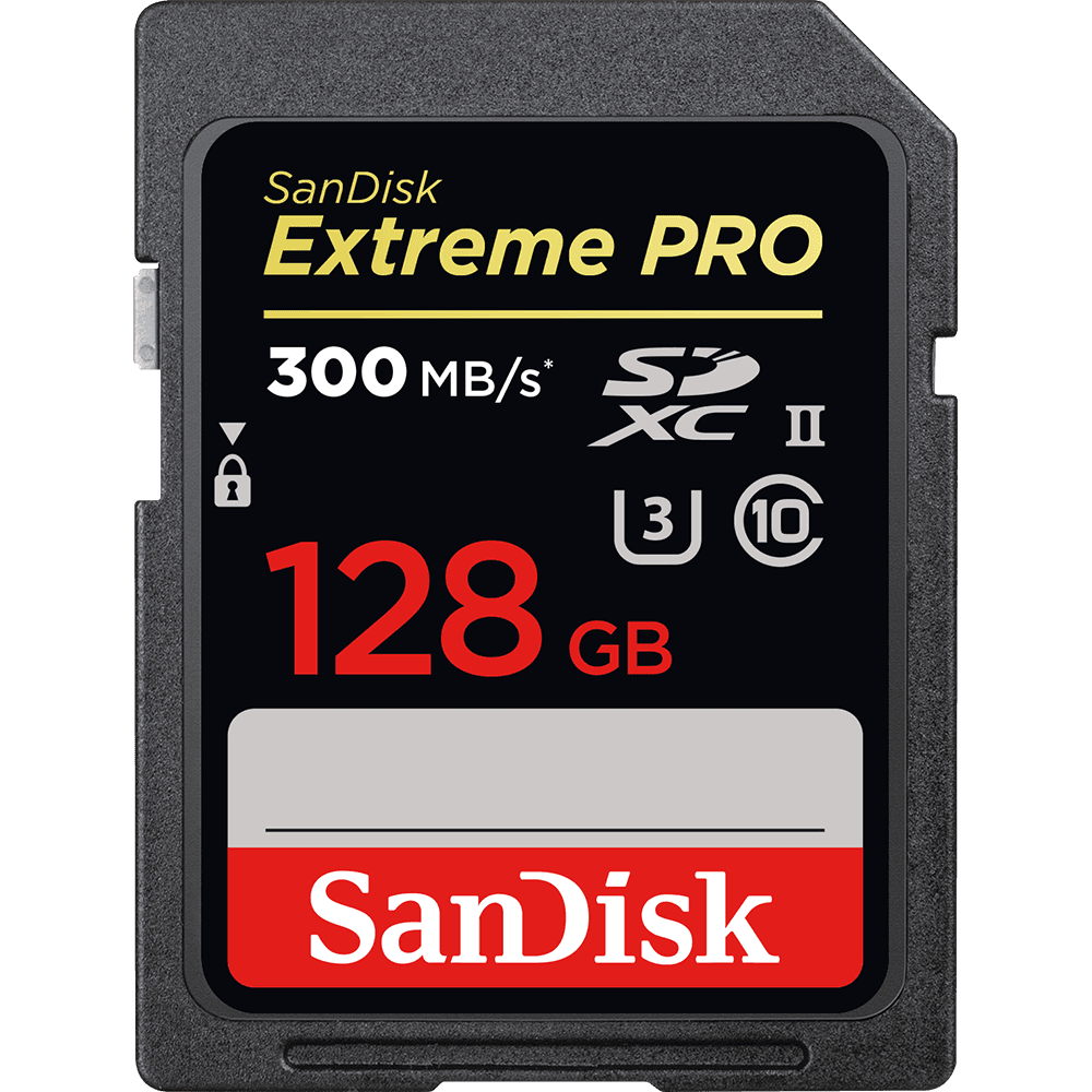 SANDISK128GB 300MB EXTREME PRO SDXC UHSII KART