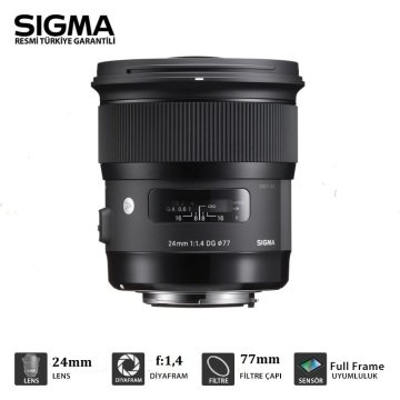 SIGMA 24MM F:1,4 DG  ART SERI LENS CANON MOUNT