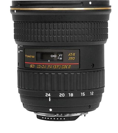 TOKINA 12-24 AF  F:4 AT-X II NIKON MOUNT LENS