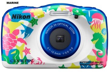 NIKON W100 MAVİ (BLUE) DIJITAL KOMPAKT SU GEÇİRMEZ MAK. - SU ALTI