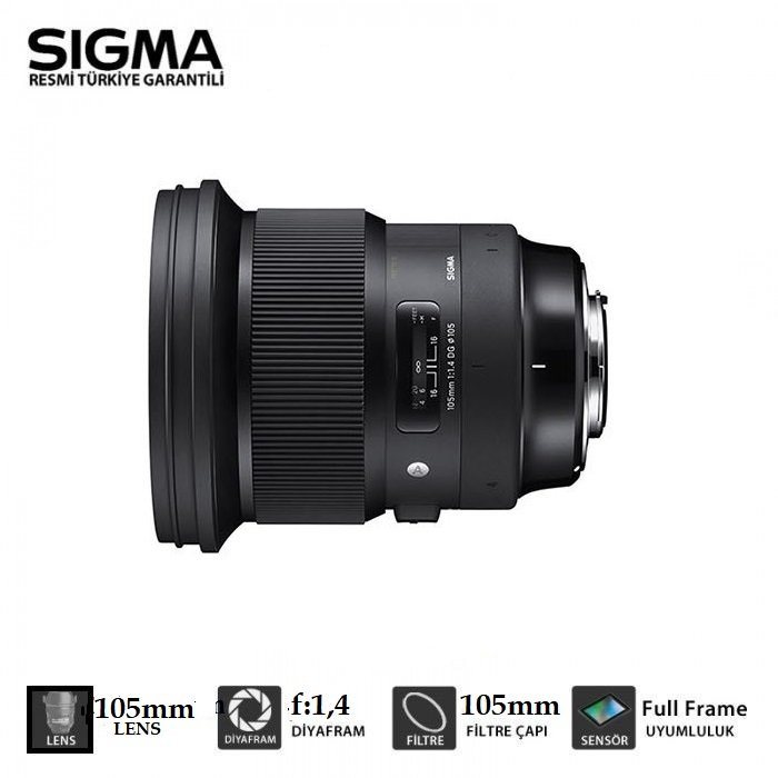 SIGMA 105MM F:1.4 ART SERI  DG HSM LENS SONY FE  MOUNT
