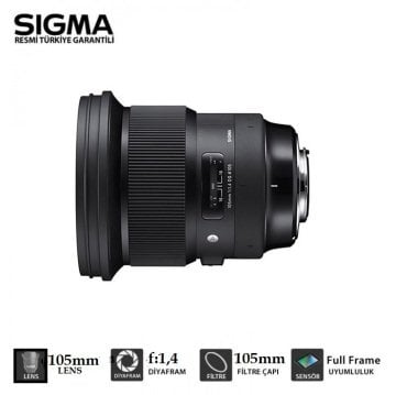 SIGMA 105MM F:1.4 ART SERI  DG HSM LENS SONY FE  MOUNT
