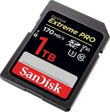 SANDISK 1TB 200 MB EXTREME PRO  SDXC UHS I KART