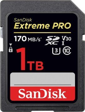 SANDISK 1TB 200 MB EXTREME PRO  SDXC UHS I KART