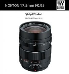 VOIGTLANDER 17.5MM F:0.95 MFT MOUNT LENS