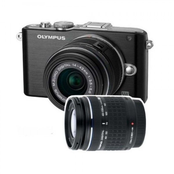 OLYMPUS E-PL3  DOUBLE ZOOM ( 14/42+40-150)LENS KİT GÜMÜŞ(SİLVER)
