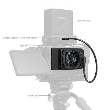 SmallRig 5874 Nikon ZR  için  Soğutma Fanı