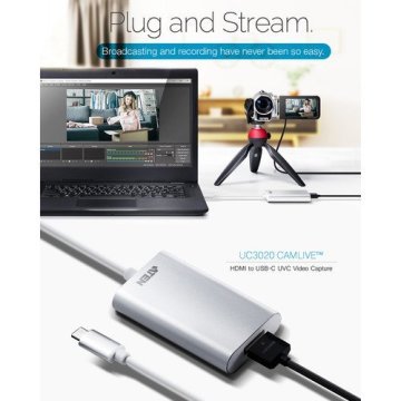 ATEN UC 3020 CAMLIVE HDMI TO USB TYPE-C APTURE CARD