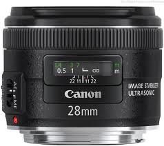 CANON EF 28MM  f/2.8 IS USM LENS