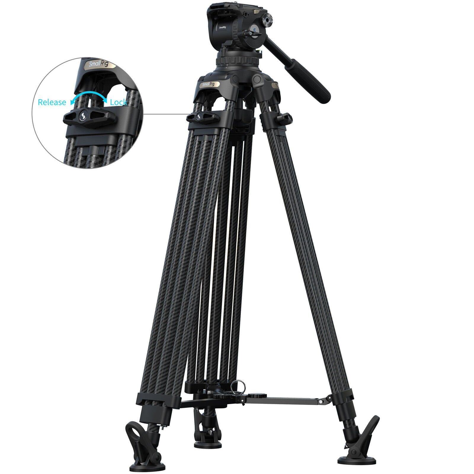 SmallRig 5578 FSD18 FreeSpeed ​​Ağır Hizmet Tipi Karbon Fiber Tripod