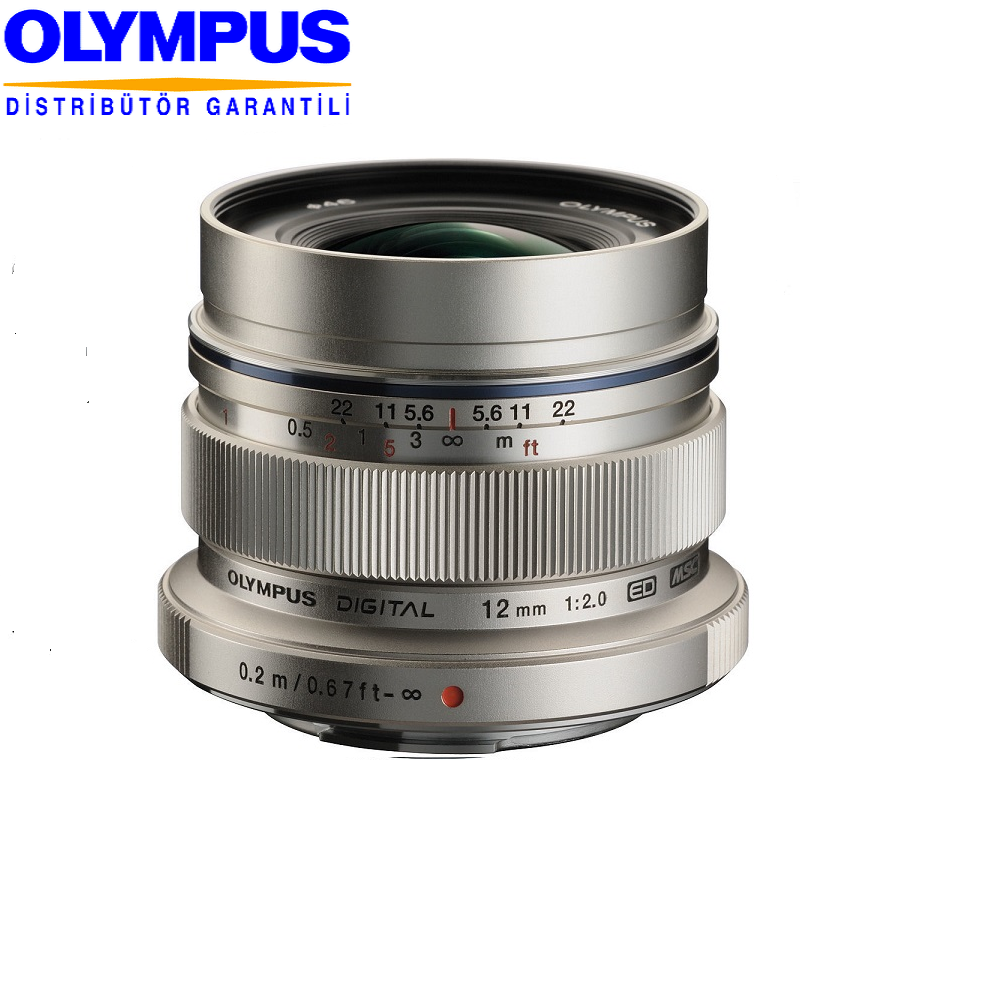 OLYMPUS 12MM F:2.0GÜMÜŞ (SİLVER) M.ZUIKO ED LENS