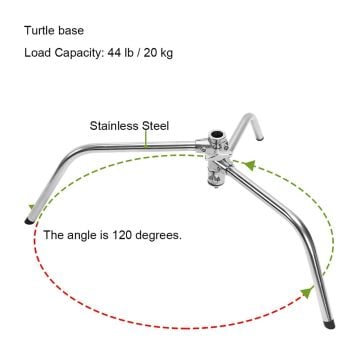 GVM C360 320cm C-Stand & Grip Arm Kit(225cm) (Çelik)