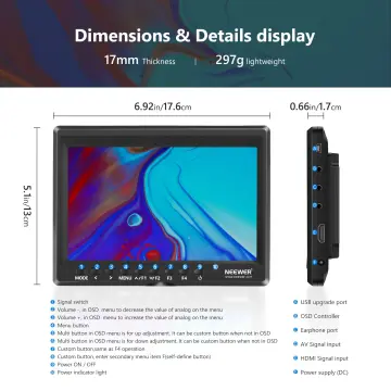 Neewer F100 7'' HD IPS 4K HDMI Kamera Saha Monitörü