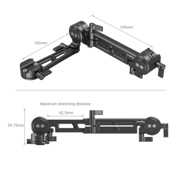 SmallRig MD3507 NATO Kelepçeli Ayarlanabilir EVF Montajı