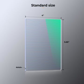 K&F NANO-X  Mavi Çizgi 4x5.65 Filtre Tilta ve SmallRig ve Diğer  Matbox ile Uyumlu 4mm HD Optik Cam