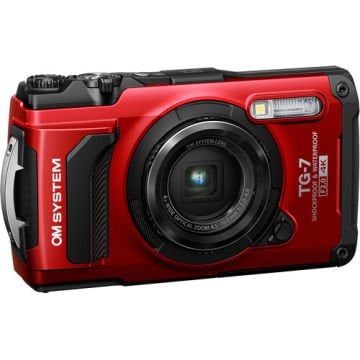 OM SYSTEM  TG-7 DIGITAL CAMERA RED