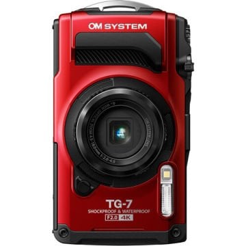 OM SYSTEM  TG-7 DIGITAL CAMERA RED