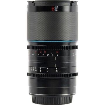 Sirui Saturn 50mm T2.9 1.6x Full-Frame Karbon Fiber Anamorfik Lens (E Mount, Mavi Flare)