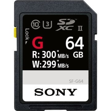 SONY 64GB SF-G SERI UHS II SF-G64/T1 HAFIZA KARTI