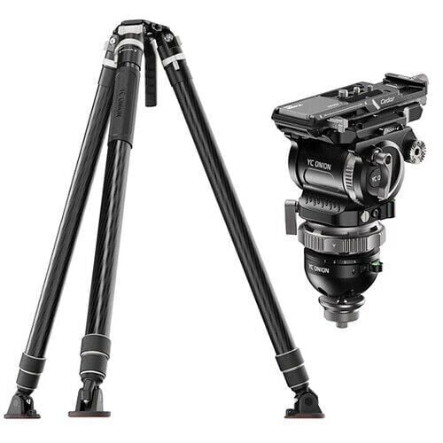 YC Onion Pineta Lite & CB7 Cedar & Ground-Spreader Karbon Fiber Tripod Kit