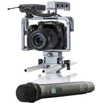 SARAMONIC UWMIC9 (RX9 + HU9) 1 VERİCİ + 1 ALICI KABLOSUZ EL  MİKROFONU