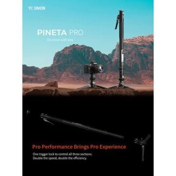 YC Onion Pineta Pro Karbon Fiber & FH60S Video Fluid Kafa Monopod Kit