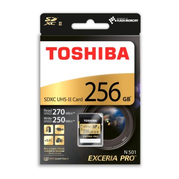 TOSHIBA 256GB 270MB  EXCERIA PRO SDXC UHS II KART