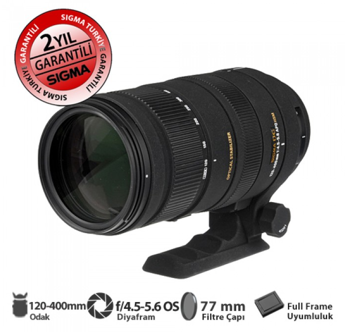 SIGMA  120-400 F:4,5-5,6 OS APO HSM LENS