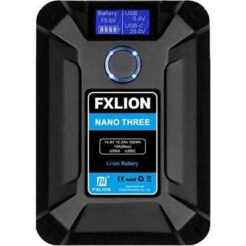 FXLİON Nano THREE (150Wh 14.8V Ultra-Compact V-Mount Pil