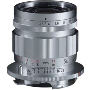 Voigtländer APO-LANTHAR  50mm F3.5 VM II (Gümüş) lens Leica M Mount