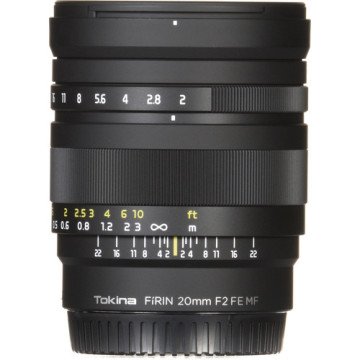 TOKINA FiRIN 20MM F:2,8 SONY FE MOUNT LENS