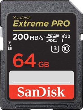 SANDISK 64GB SDXC EXTREMEPRO 200MB KART