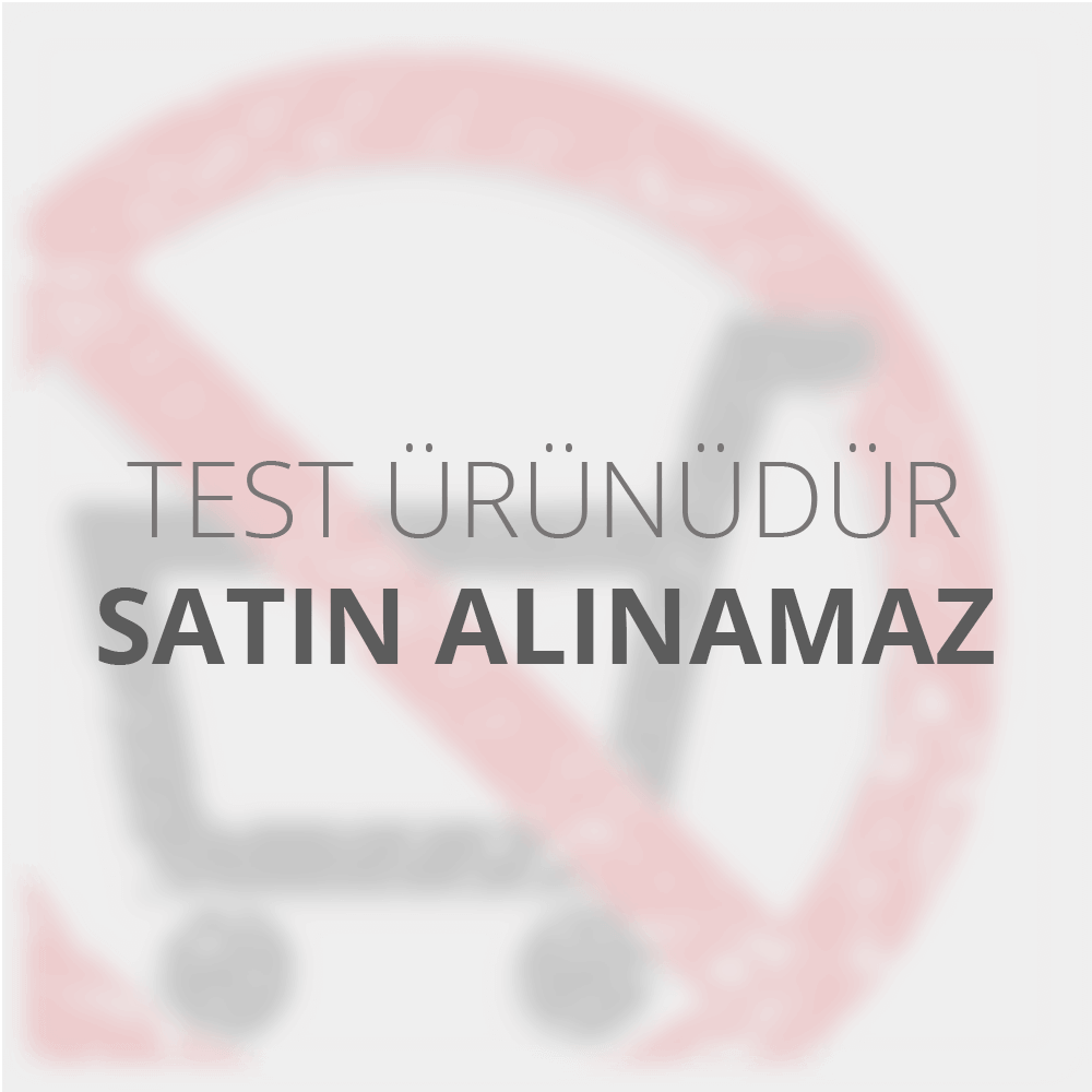 Test Ürünüdür Satın Alınamaz
