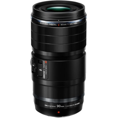OM SYSTEM  90MM F:3.5 IS PRO  MACRO M.ZUIKO LENS BLACK